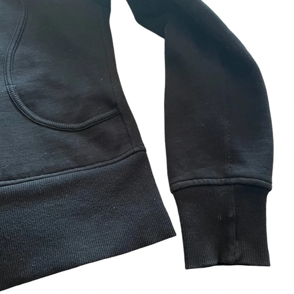 Lululemon zip up sweater Black size 10 - Picture 4 of 9